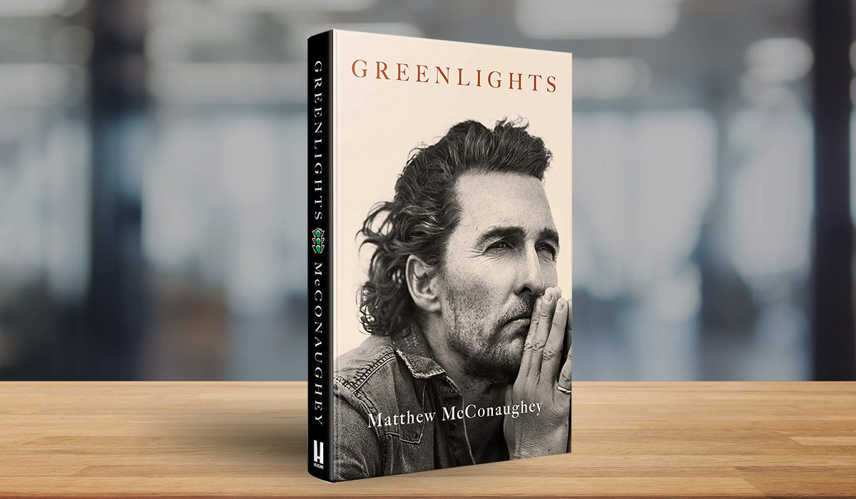 Book greenlights. Matthew Mcconaughey. Nonfiction. Hardcover With Book