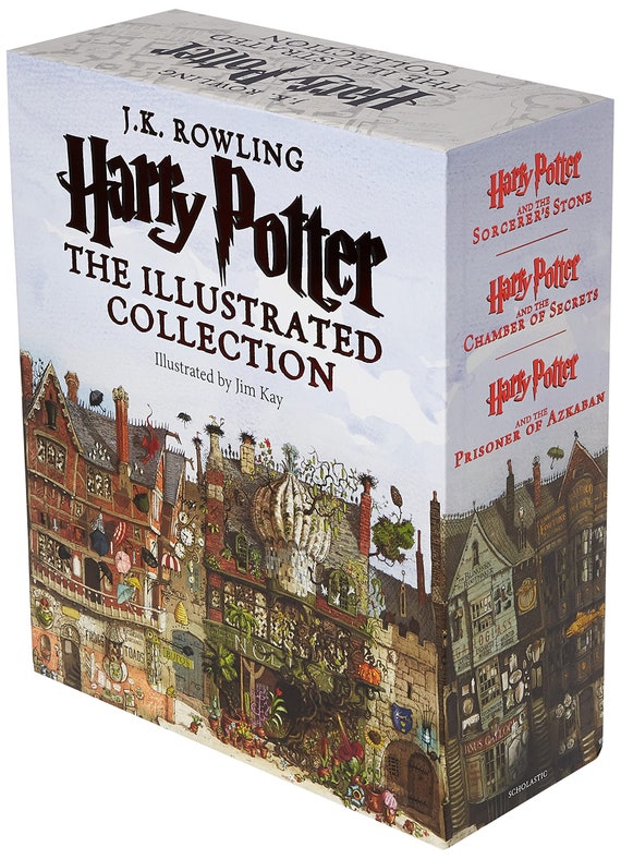 Harry Potter: The Illustrated Collection Books 1-3 Boxed - Etsy 日本