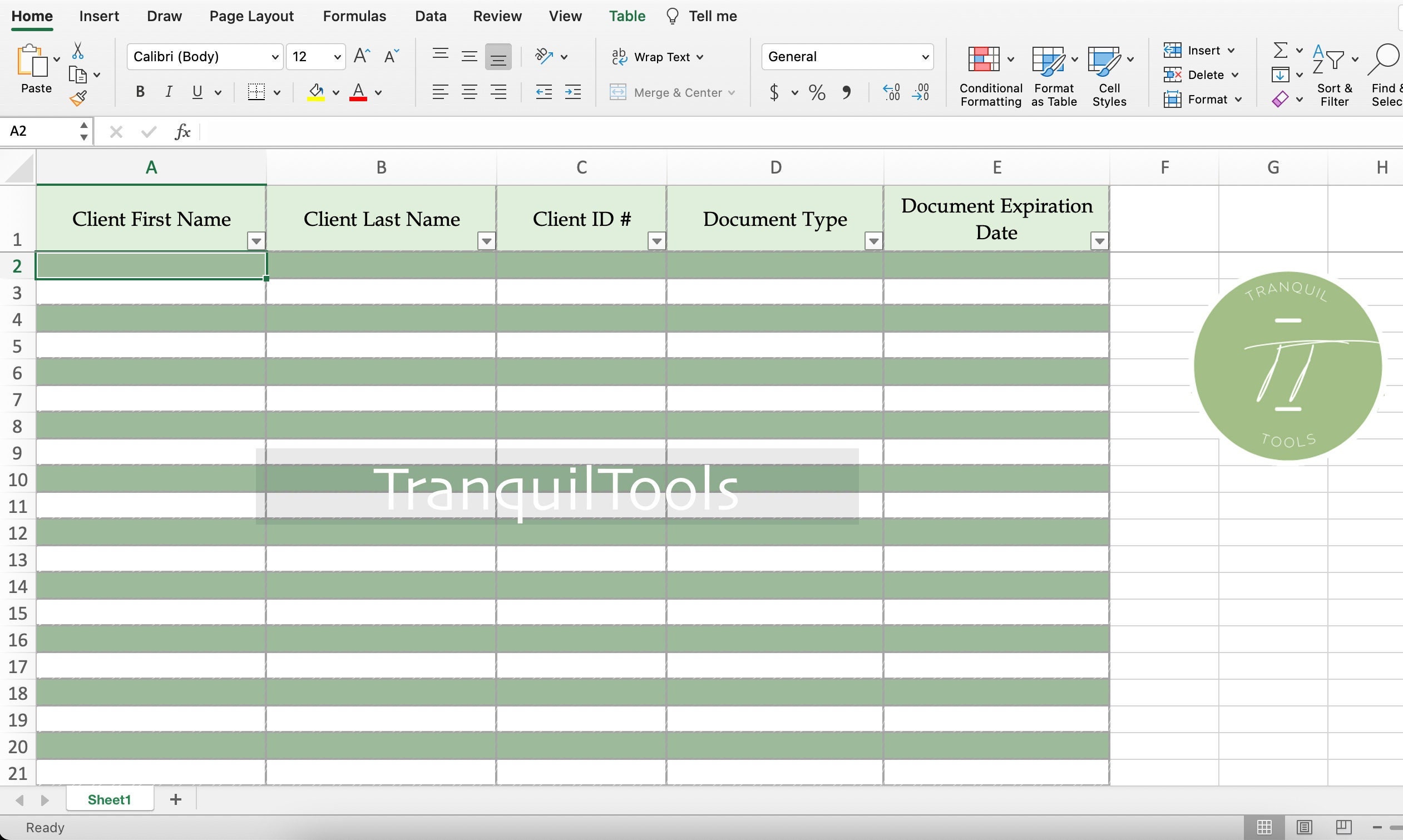 Client Tracker Template Google Sheets Excel Spreadsheet – Savvy and Thriving