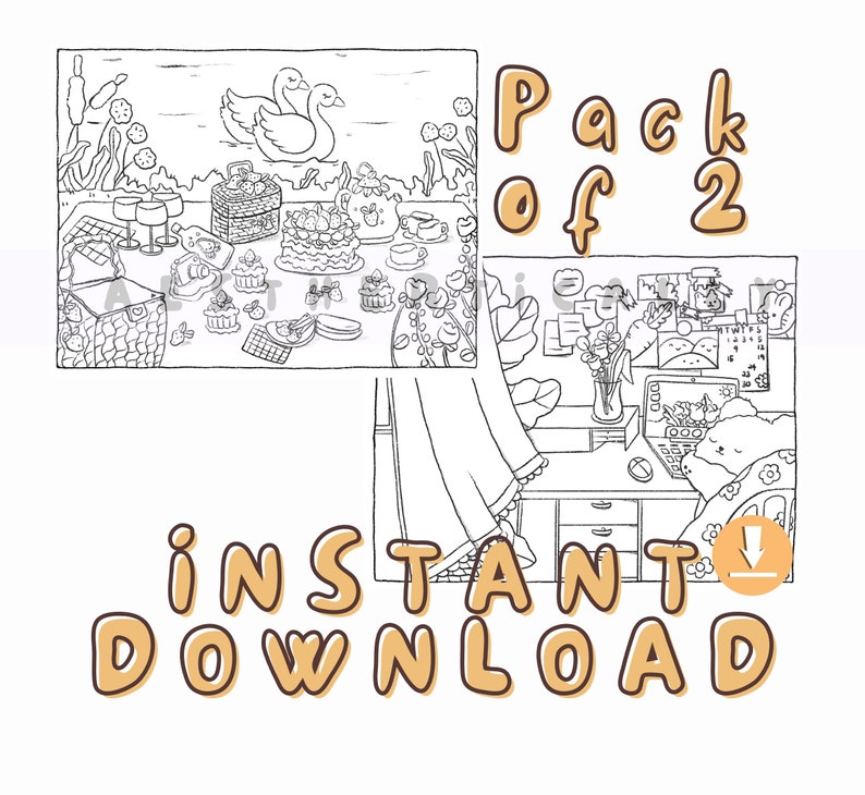 Adult coloring pages for picnic activities Cute coloring pages for iPad coloring pages animal spring coloring pages for kids class activity image 3