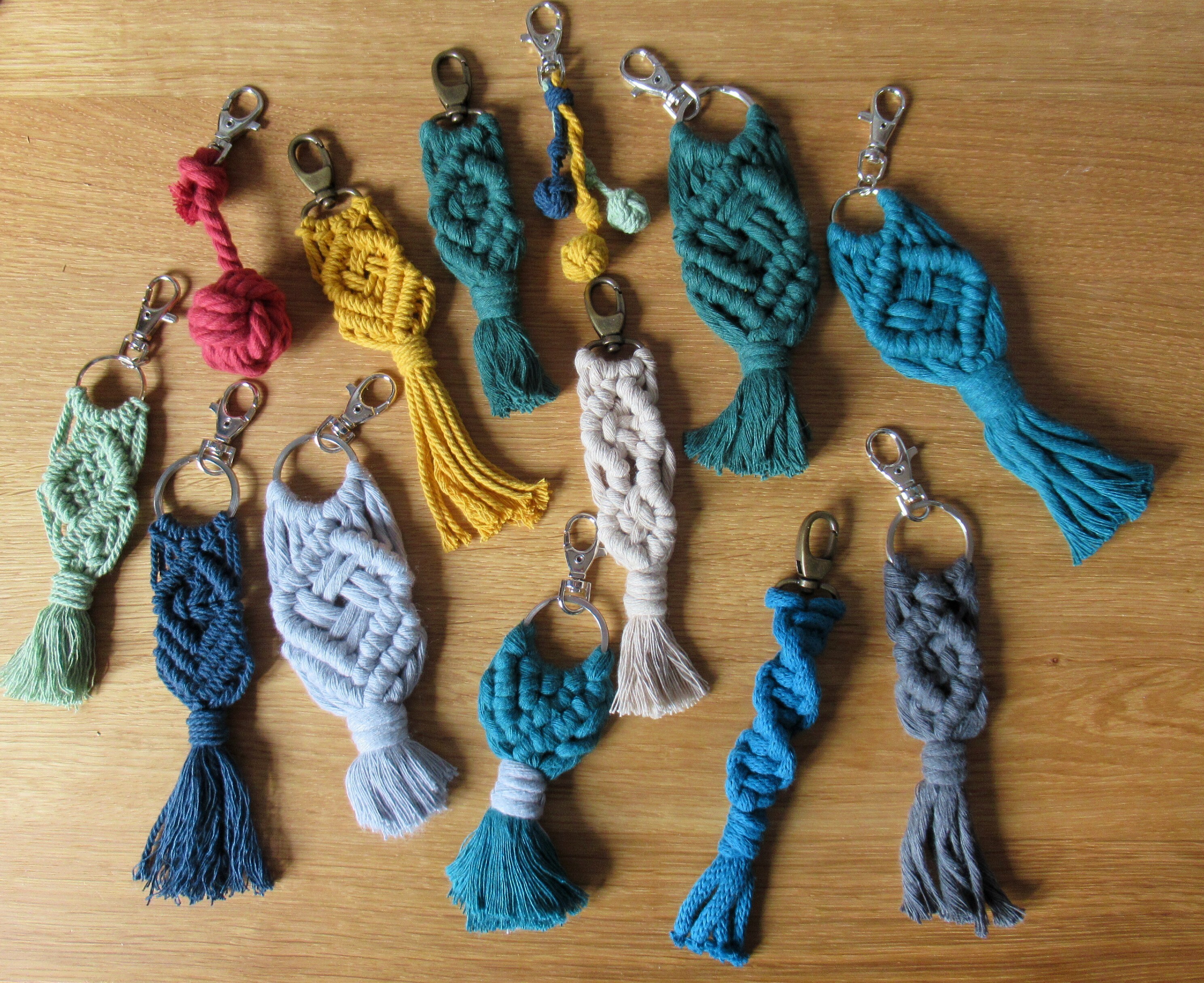 Porte-Clés en Macramé