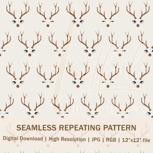Seamless Repeat, Seamless Pattern, Trendy Pattern, Pattern File, Digital Paper, Scrapbook Paper, Commercial Use, Cute Digital Paper, Boho Digital Paper, Boho Seamless Paper, Boho Scrapbook Paper, Digital Clipart, repeat pattern, Christmas paper