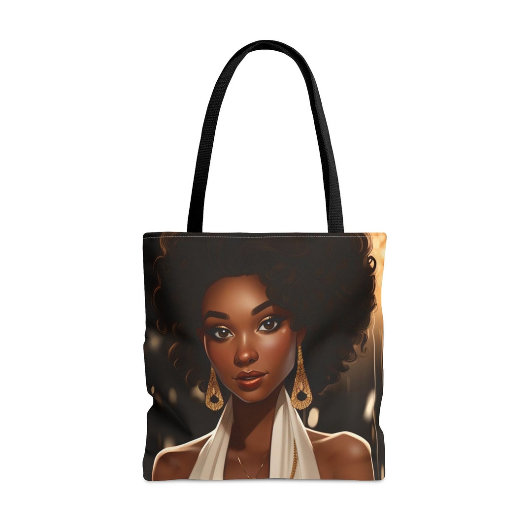 Melanin Quilted Tote Bag GFTONT817 main image 0