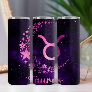 Taurus Tumbler 20oz, Taurus Tumbler, Taurus, Gifts For Her, Zodiac Tumbler, Taurus Gifts, Zodiac Gifts