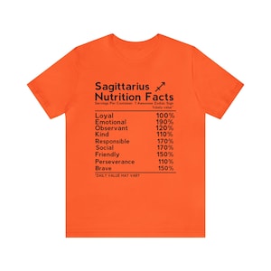 Tee-shirt à manches courtes Sagittaire, Chemise Sagittaire, Tee Sagittaire, T-shirt Sagittaire, Sagittaire, Cadeaux pour elle, T-shirt Zodiac