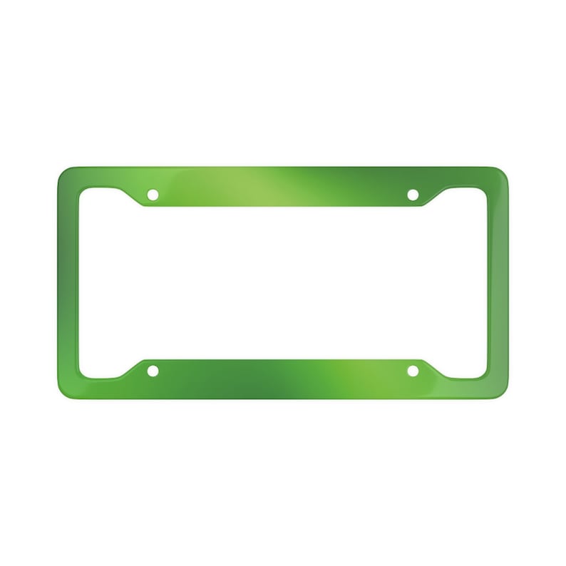 Holographic Green Camouflage License Plate Frame,car Accessories for