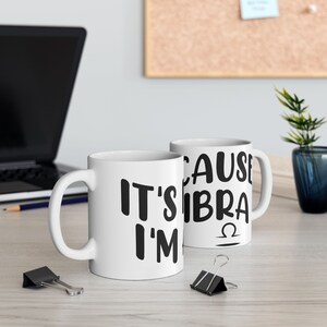 Libra Ceramic Mug (11oz), Libra Mug, Gifts For Her, Zodiac Mug, Libra, Cancer Gifts, Astrology Zodiac Mug Gift