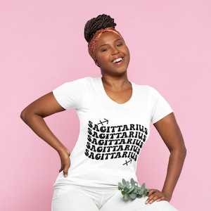 Tee-shirt à manches courtes Sagittaire, Chemise Sagittaire, Tee Sagittaire, T-shirt Sagittaire, Sagittaire, Cadeaux pour elle, T-shirt Zodiac