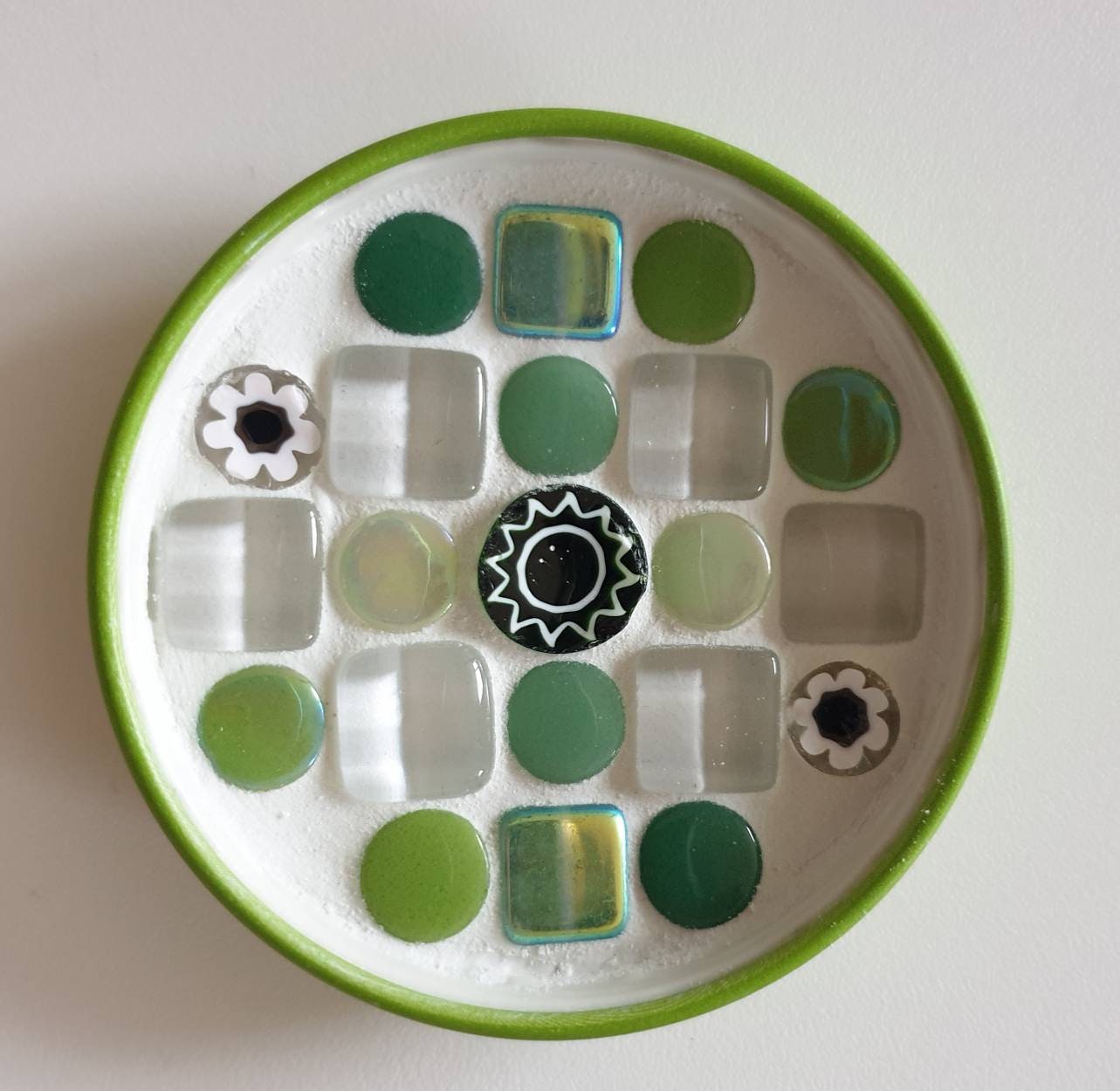 Magnets en Mosaïque, Couvercles Upcycled