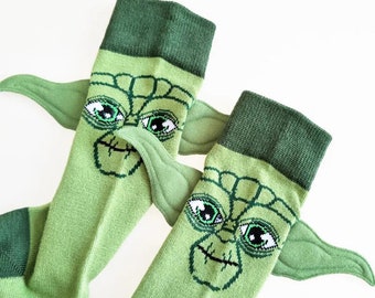 Starwars Master Yoda cosplay Socks