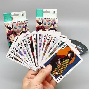 Demon slayer anime playing cards