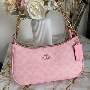Vintage Pink Coach Purse - Etsy