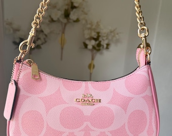 Coach Shoulder Bag Bright Pink Madison Maggie Purse - Etsy