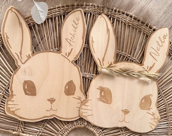 Lapin de Pâques en bois