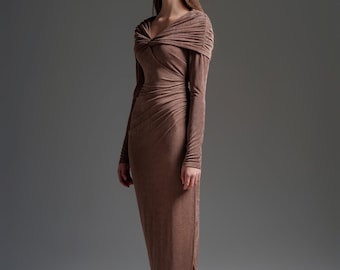VALENTINA Cape Gown | Formal Dress | Wedding Guest Dress | Evening Gown