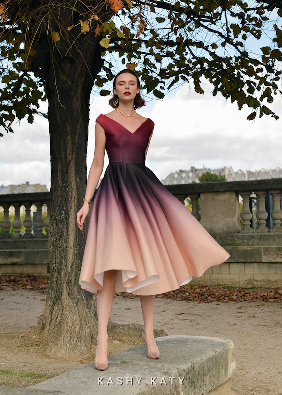 strapless open back dress Valentina Midi Cocktail Dress in Pink