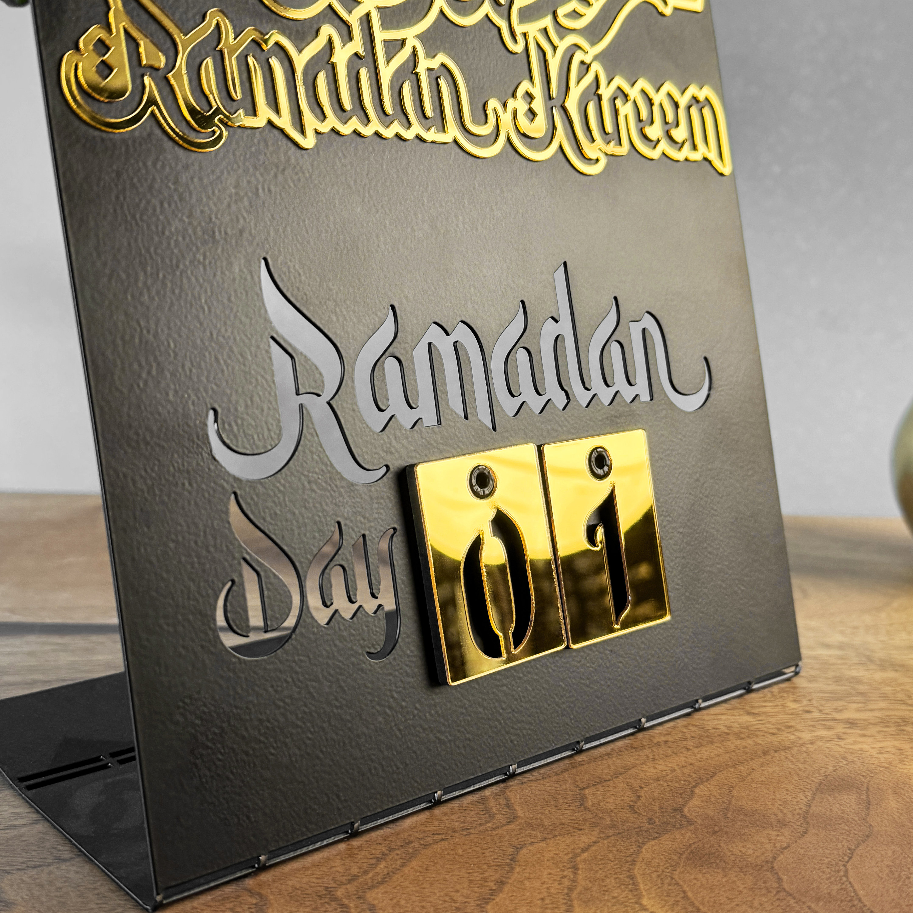 Ramadan Calendar Ramadan Kareem Islamic Tabletop Decor Countdown
