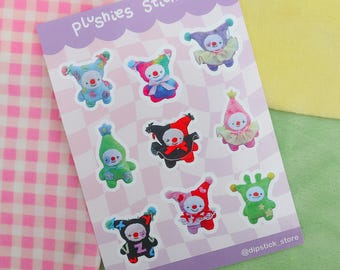 Plushie Sticker Sheet