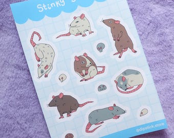 Stinky Sticker Sheet