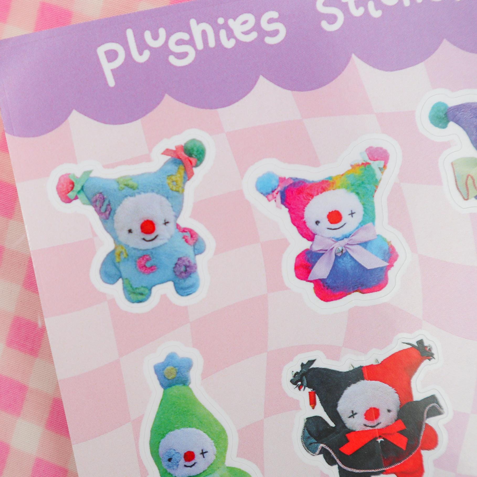 Sticker Plush Plushie Sticker Sheet - Etsy