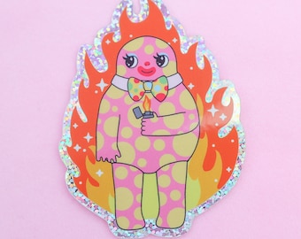 Mr Arson Sticker