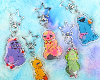Pin Up Keyrings