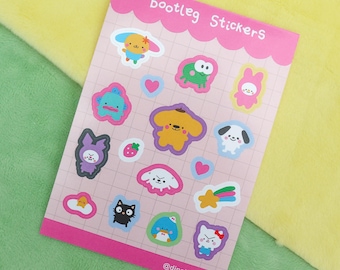 Bootleg Sticker Sheet