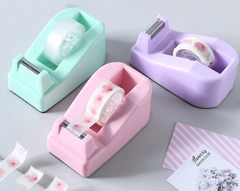 Tape Dispenser Desktop Schreibtisch Halter Home cellotape pink blau orange grün Tape Dispenser Desktop Schreibtisch Halter Home cellotape pink blau orange grün