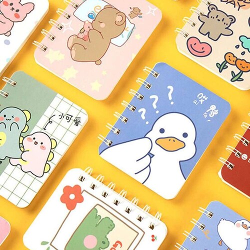 Mini Spiral Notebooks Cute Notebook Blank Pages Lined Etsy