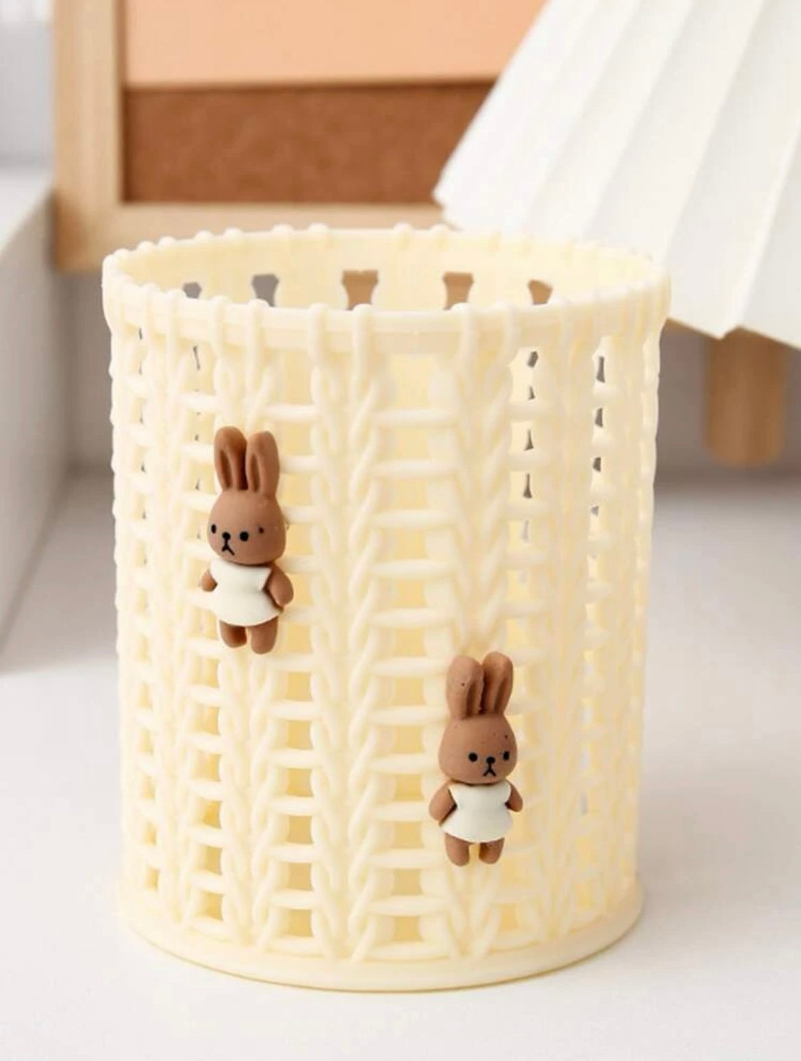 Cute Pencil Holder Kawaii Pencil Cup Brainded Pencil Etsy
