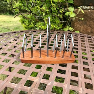 Retro English Mid Century 6 Slice Toast Rack, Ready to Use Condition
