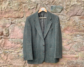 DONEGAL TWEED JACKET - Classic 2 button Donegal Tweed Hacking or Sports jacket  by St Michael - Grab a Real Bargain!