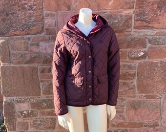 LADIES HOODED JACKET A Retro Jack Wills Jacket sold by Cordings of Piccadilly London perfect for country pursuits or walking the dog