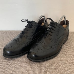 Old people black shoes sales