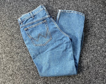 WRANGLER DENIM JEANS - Vintage Preloved Wrangler Denim Jeans. Waist 36 Leg 30