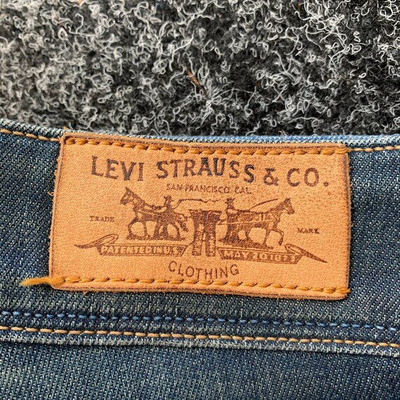 Vintage Levi's Denim Jeans. Model 571 Slim Fit Denim Jeans | Etsy