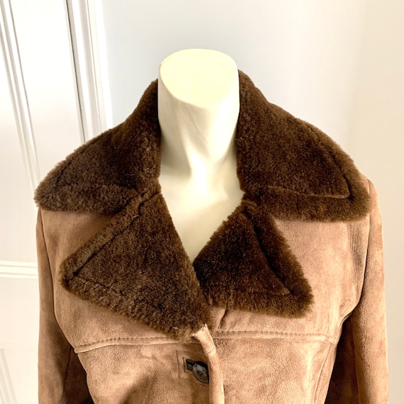 Vintage sheepskin Coat / Sensational Heavy Qualit… - image 3