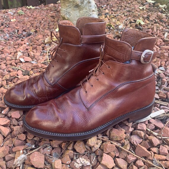 BOOTS Vintage English Mens Ravel Brown 