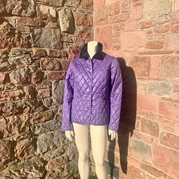 LADIES BARBOUR JACKET / Vintage Country Quilted B… - image 1