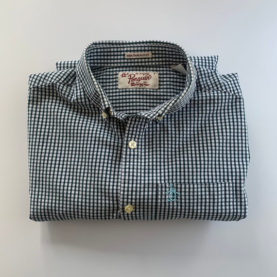 Penguin checked shirt cheap