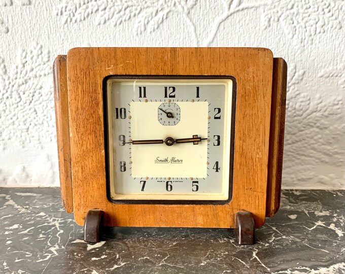 Vintage Antique / ART DECO Style Alarm Clock. Made in Great Etsy