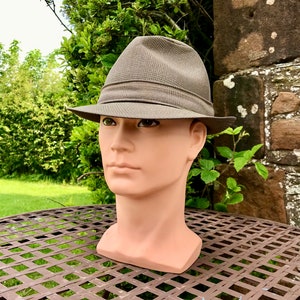 ENGLISH HAT by DUNN & Co - Vintage Dunn and Co Trilby or Fedora circa 1960s 1970s - Buy with Confidence!