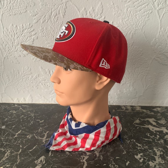 AMERICAN NFL CAP Retro San Francisco 49ers Salute to Service 