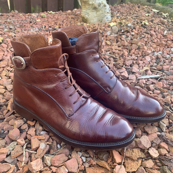 BOOTS Vintage English Mens Ravel Brown 