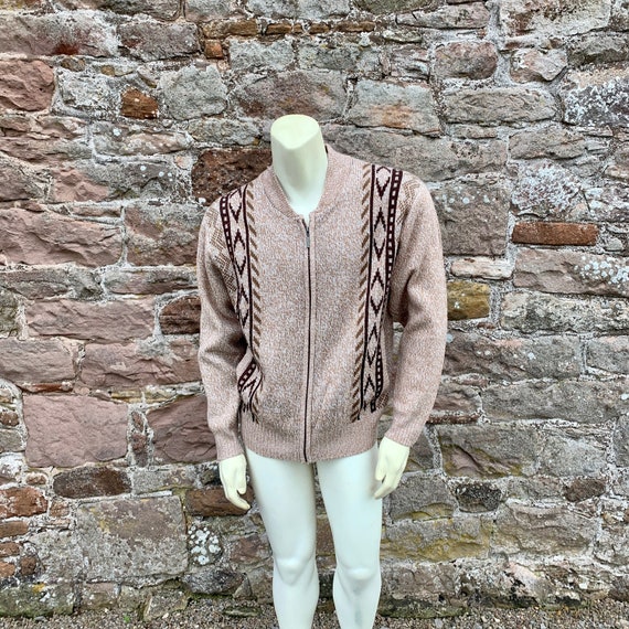 HIPSTER CARDIGAN - Retro 70s or 80s Grandad style 