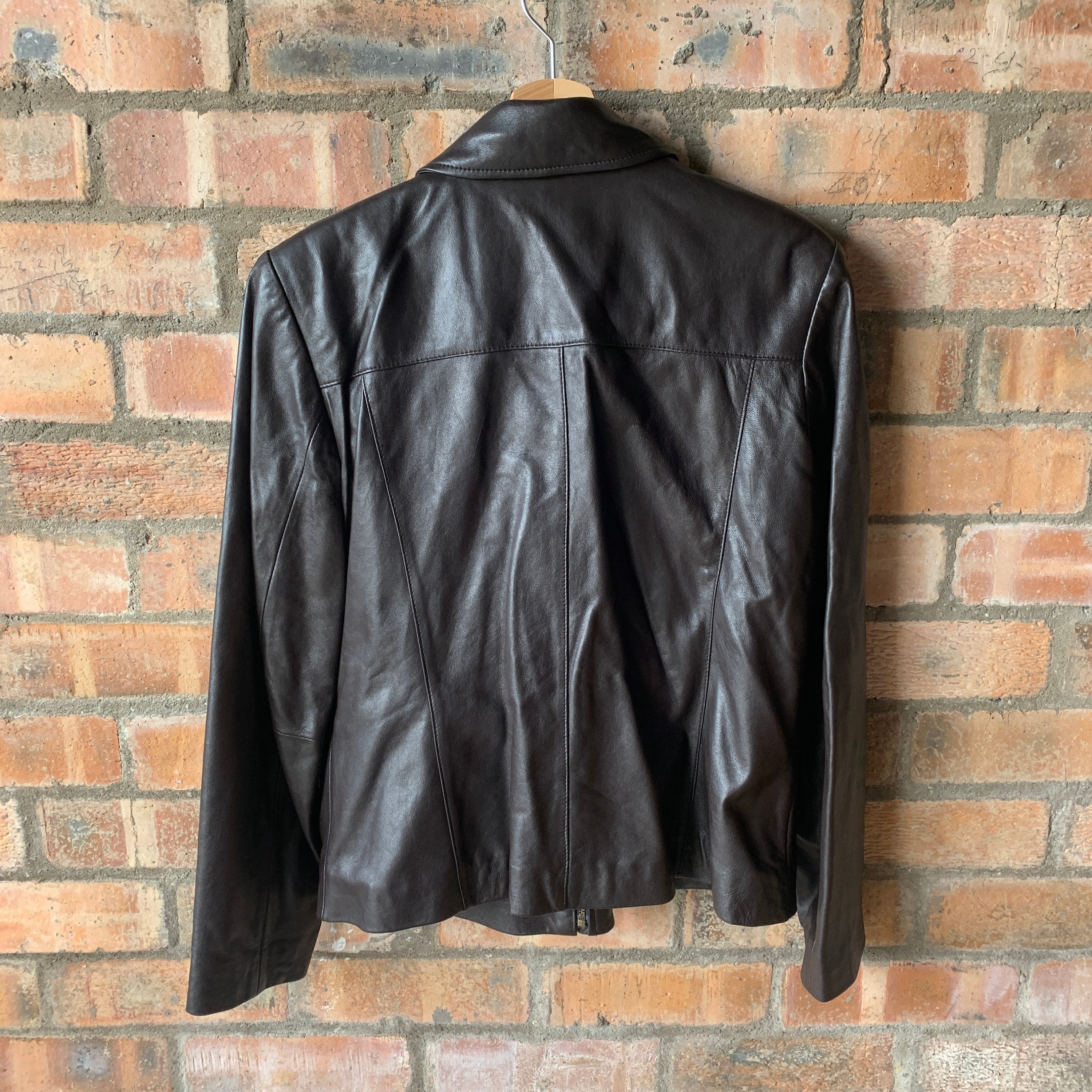 Alfani womens shop leather jacket