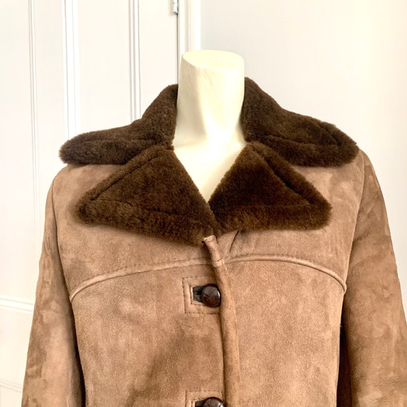Vintage sheepskin Coat / Sensational Heavy Qualit… - image 2