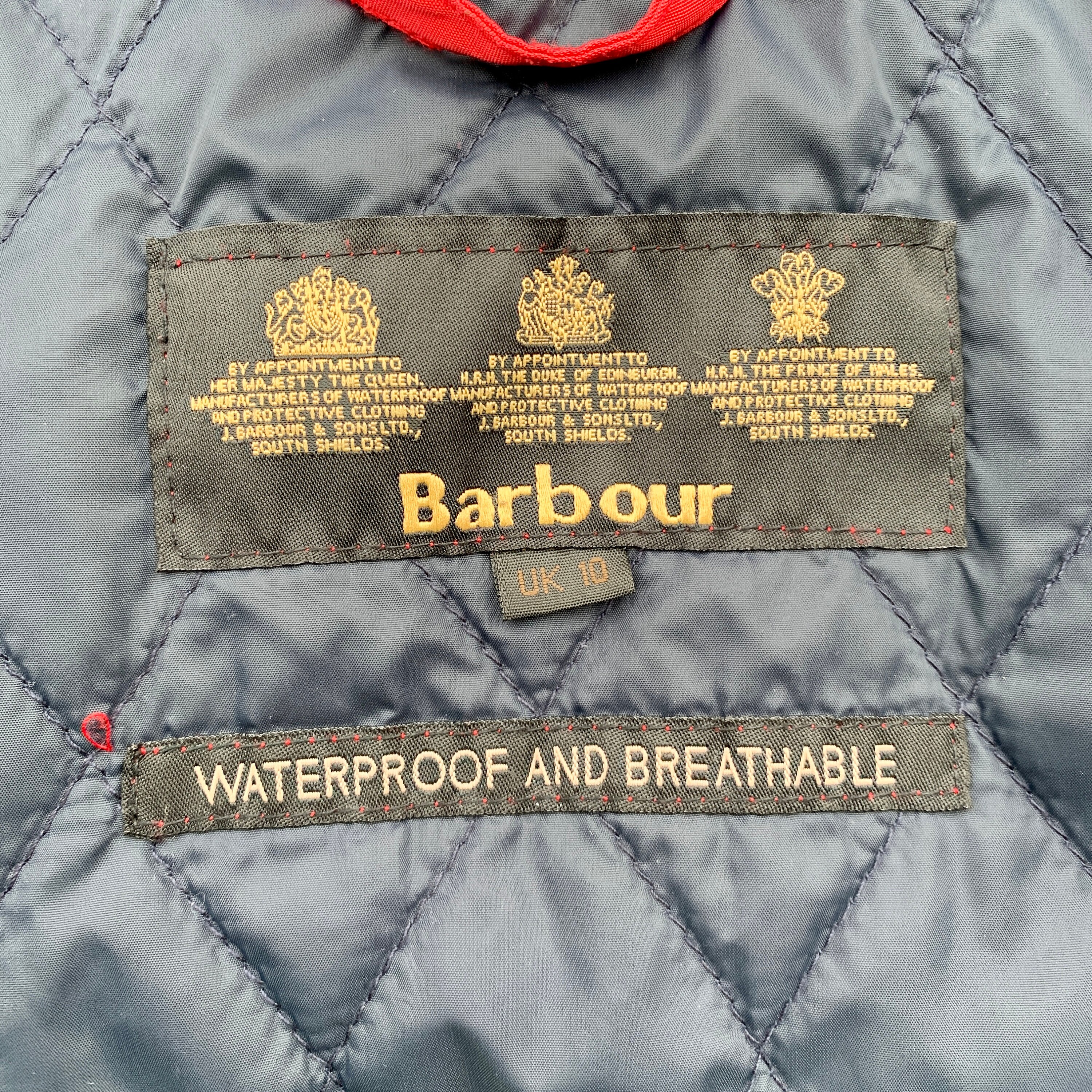 Barbour バブアー　インターナショナル　レディース　レインボー　ゴールド LADIES BARBOUR JACKET / Vintage Rainbow International Gold