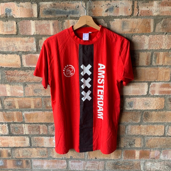 Geven toenemen Baleinwalvis AJAX AMSTERDAM Retro T Shirt Retro Football T Shirt FREE - Etsy