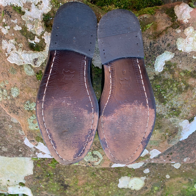 CLIFFORD JAMES SHOES Vintage Men's Black Leather English Etsy